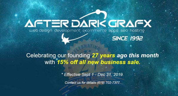 Website Design Company San Diego Over 25 Years - After Dark Grafx