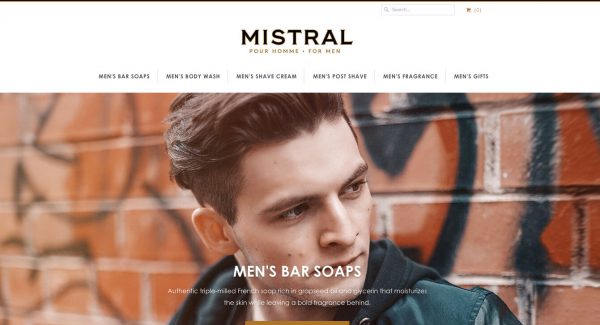 Mistral Soap Shopify Design Integration