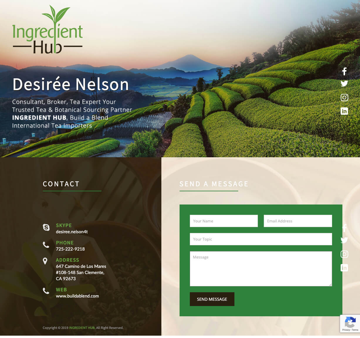 Website Design Wordpress Developer After Dark Grafx Ingredient Hub