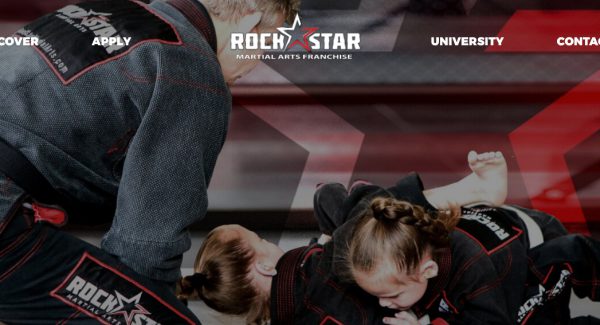 RockStar Martial Arts - Website Design by After Dark Grafx