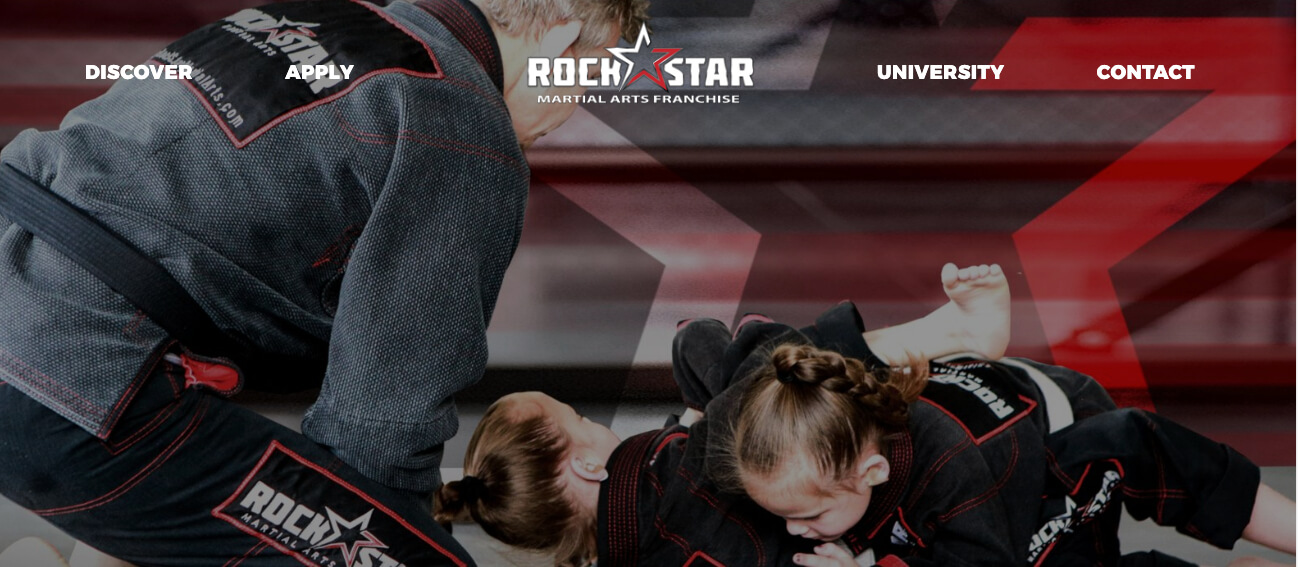 RockStar Martial Arts - Website Design by After Dark Grafx