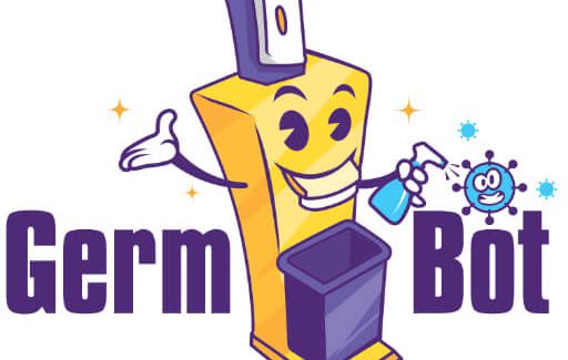 GermBot Logo by James Byrne After Dark Grafx Affordable Logo Design in San Diego