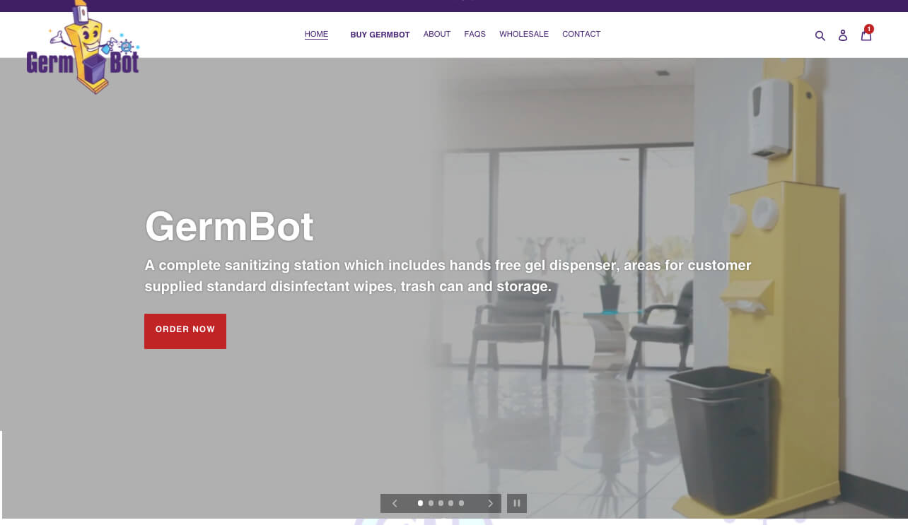 Germ-Bot.com - Shopify Expert Designer Developer After Dark Grafx