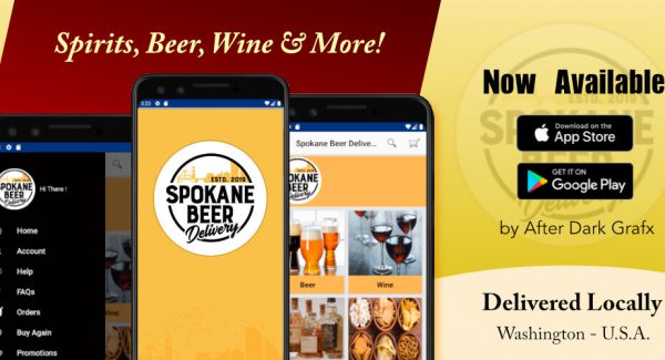 App Development by After Dark Grafx for Spokane Beer Delivery - Liquor Store Delivery App