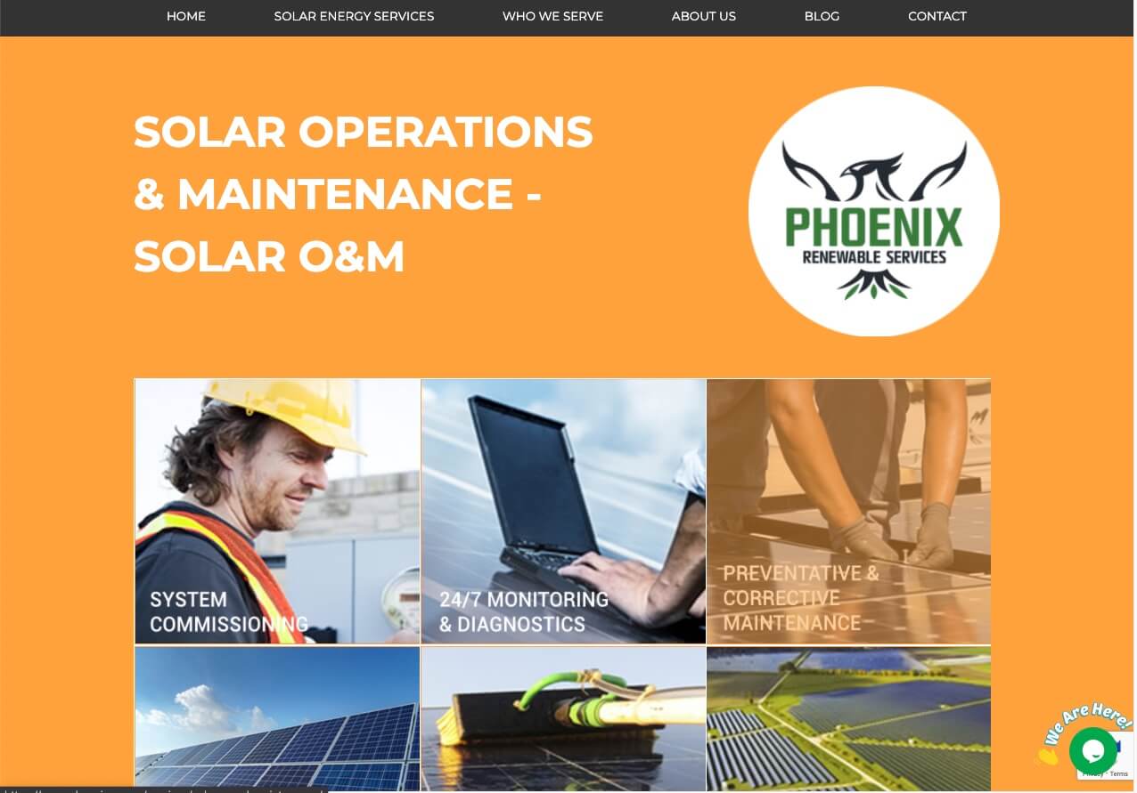 Phoenixrs.com - Solar Operations and Maintenance Solar O & M